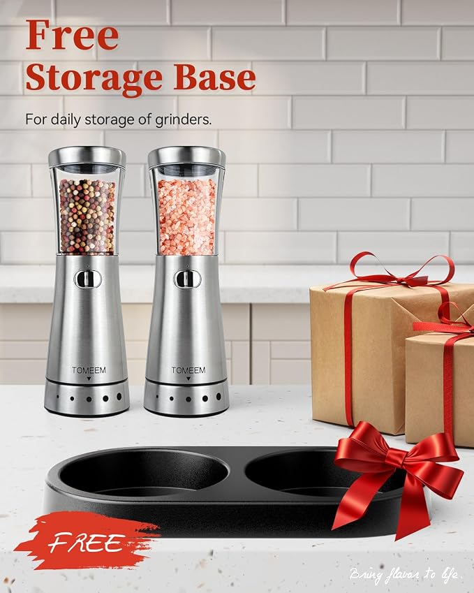 Electric Salt and Pepper Grinder Set - Image 9