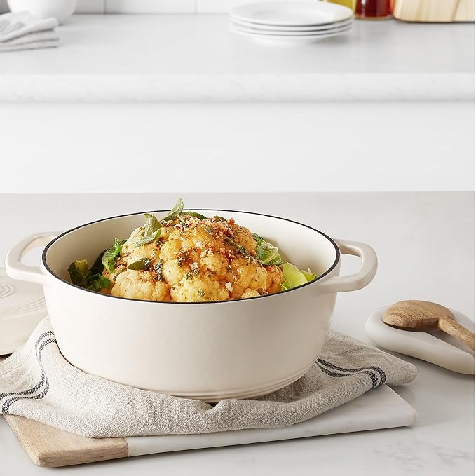 Amazon Basics Enameled Cast Iron Dutch Oven Pot - Image 6