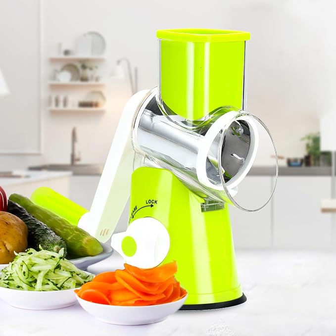 Cambom Rotary Cheese Grater Hand Crank Cheese Shredder - Image 6