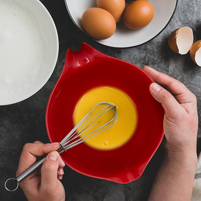 Glad Mixing Bowl with Handle – 3 Quart | Heavy Duty Plastic with Pour Spout and - Image 2