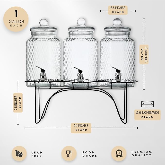 MosJos Drink Dispenser Set of 3 - Image 2