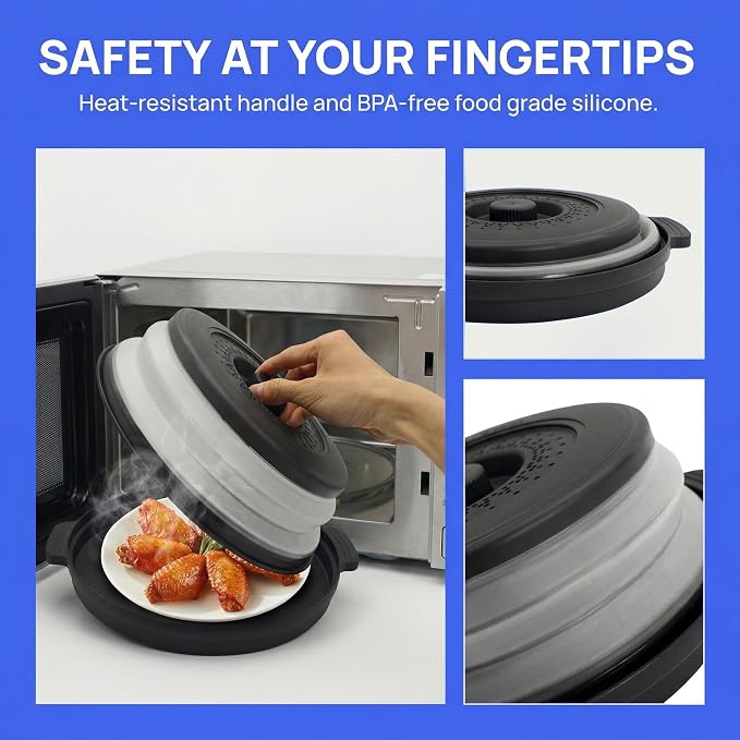 Microwave Food Cover With Handle - Image 5
