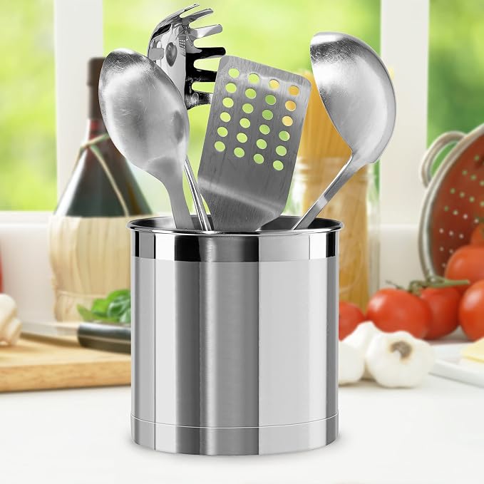 Oggi Stainless Steel Jumbo Utensil Holder - Image 4