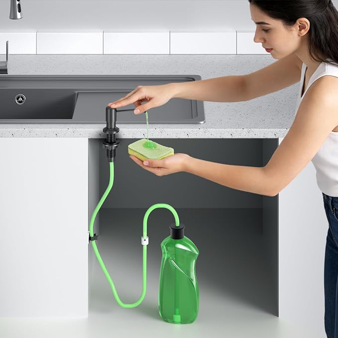 Kitchen Sink Soap Dispenser, Built in SoapDispenser, Counter Lotion Dispenser - Image 8