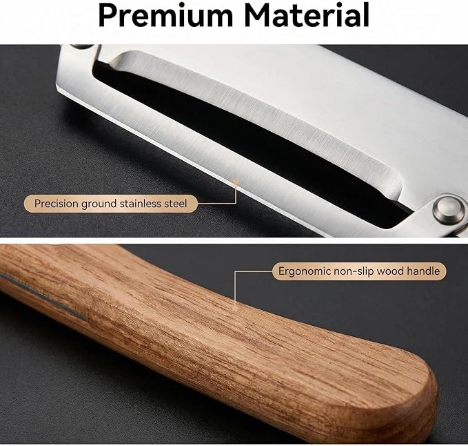 2-in-1 stainless steel vegetable peeler - Image 8