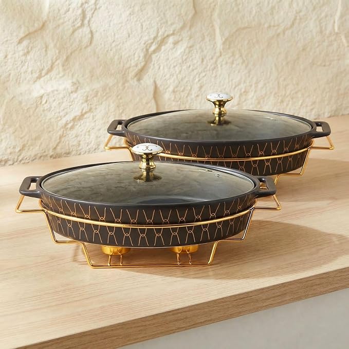 12" x 8" Ceramic Oval Casserole Dish - Image 6