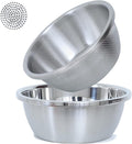 304 Stainless Steel Microporous Colander, 3.5QT Large Capacity by Paoli