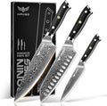 Damascus Knife Set by Haugo