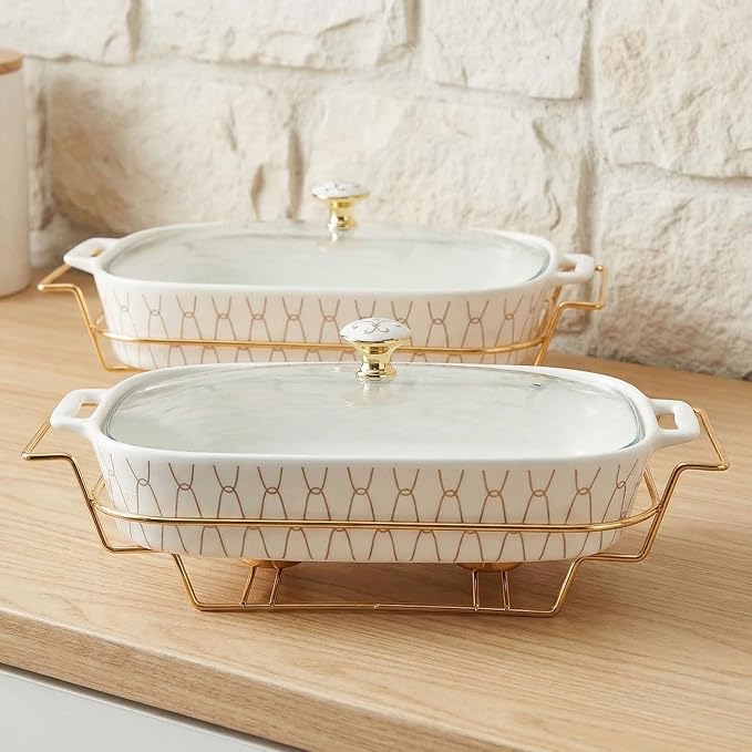 11" x 8" Ceramic Casserole Dish - Image 6