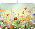 Spring Summer Daisy Dish Drying Mat 18 x 24 Inch Colourful Floral Pattern Dish by Unknown