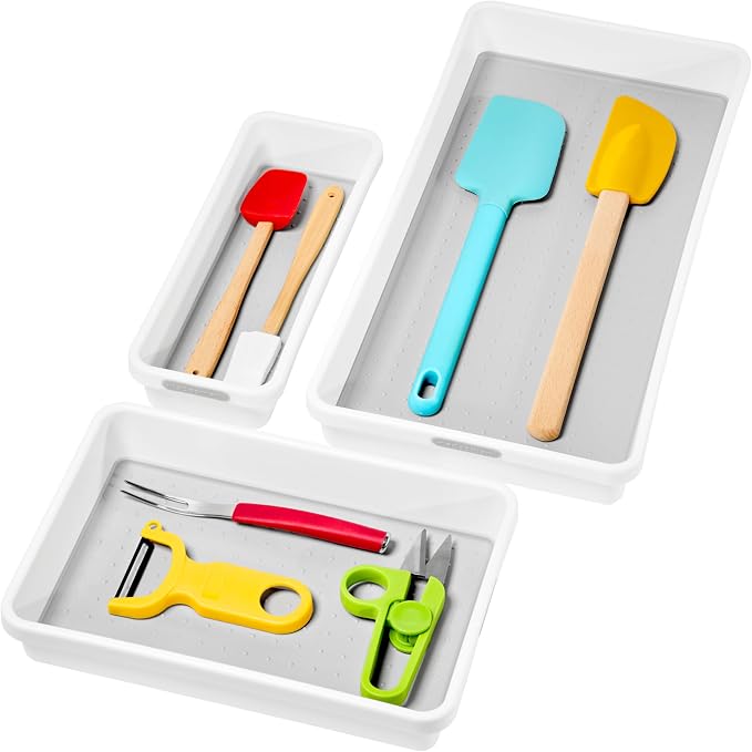madesmart 3 Bin Drawer Organizer Set, Office & Bathroom, Organizer by madesmart%C2%AE