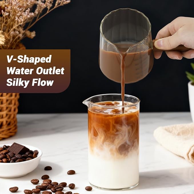 Espresso Measuring Cup 12 Oz, Espresso Glass Cups - Image 5