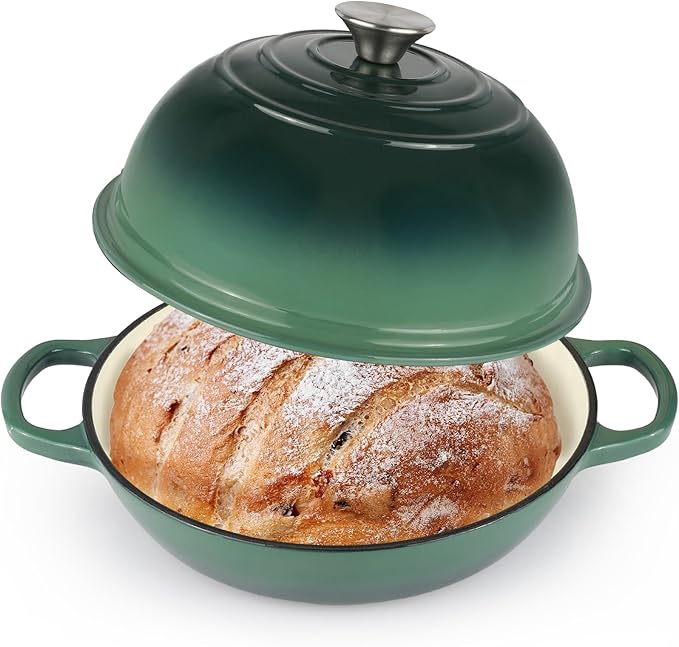 Enameled Cast Iron Bread Oven, Dutch Oven Pot by CookNexa