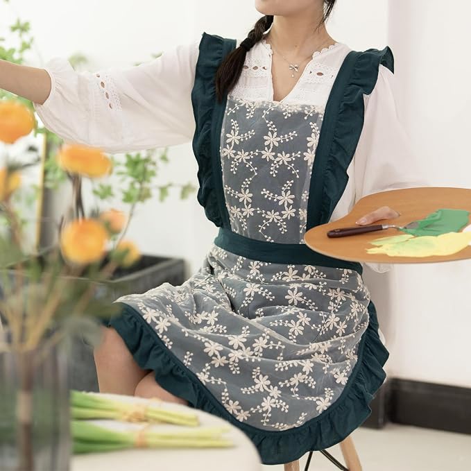 Pinknoke Vintage Pinafore Apron Dress - Image 3