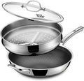 DOTCLAD 13 Inch Hybrid Stainless Steel Wok by DOTCLAD