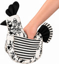 Handmade Hen Shaped Oven Mitt & Pot Holder Set