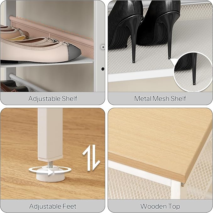 HOOBRO Shoe Rack for Entryway, 5-Tier Shoe Organizer - Image 7