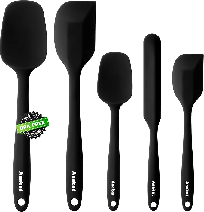 Anaeat Silicone Spatula Set of 5 by Anaeat