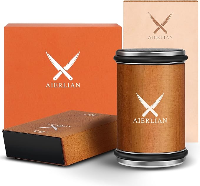 AIERLIAN Knife Sharpener Tool, Rolling Knife Sharpener Kit, Knife Sharpening by AIERLIAN