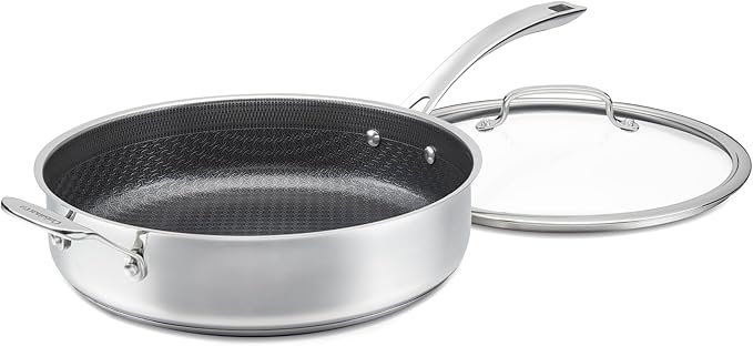Cuisinart FusionPlus Hybrid Stainless Steel Cookware, 5-Quart Sauté Pan by Cuisinart