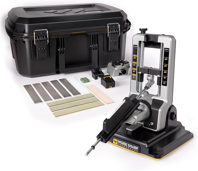 Work Sharp Professional Precision Adjust Elite Knife Sharpener Kit, Sharpen by WorkSharp
