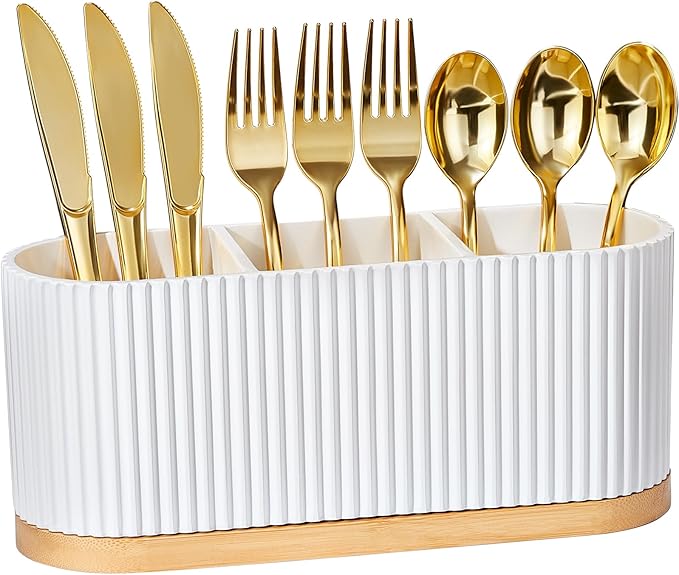 HouseJoy Countertop Silverware Holder, Cutlery Caddy by HouseJoy