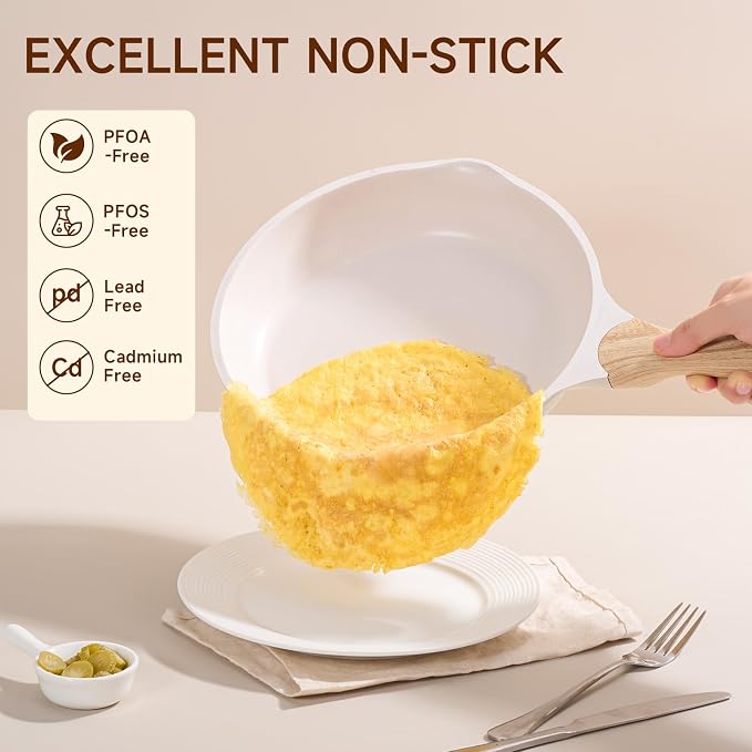 JEETEE 23pcs Pots and Pans Set Non Stick, w/Frying Pans, Sauté & Griddle & - Image 4