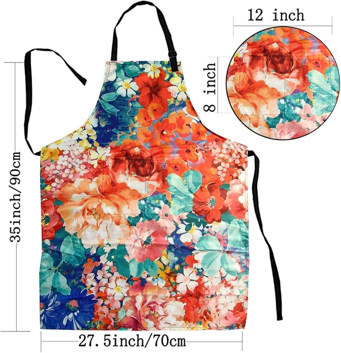 Adjustable Waterproof Apron Bib Apron - Image 6
