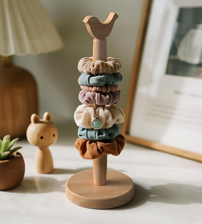 KitchLife Cute Wooden Paper Towel Holder Countertop - Image 8