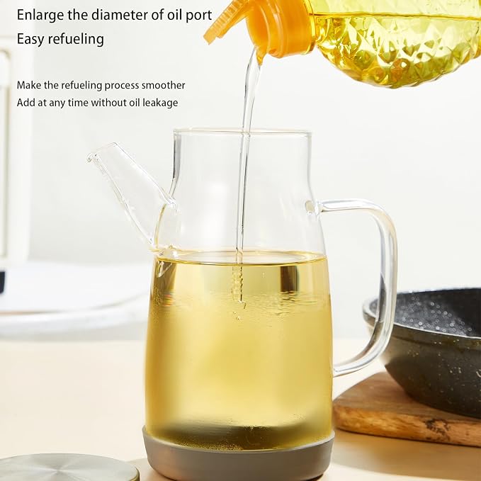 Glass Olive Oil Bottle, Olive Oil Dispenser Bottle - Image 5