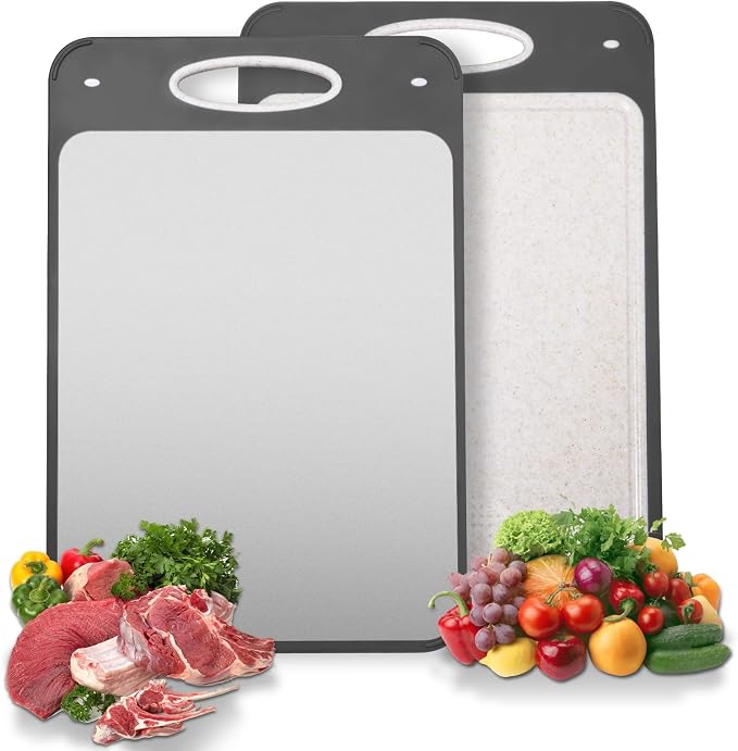 Titanium Cutting Boards for Kitchen by CookingwithQianYing