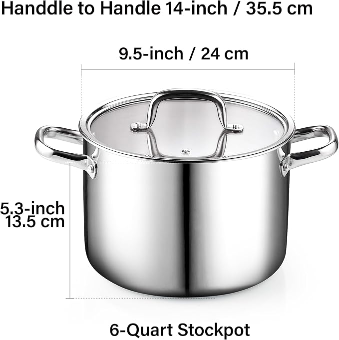 Cook N Home Stainless Steel Stockpot - Image 8