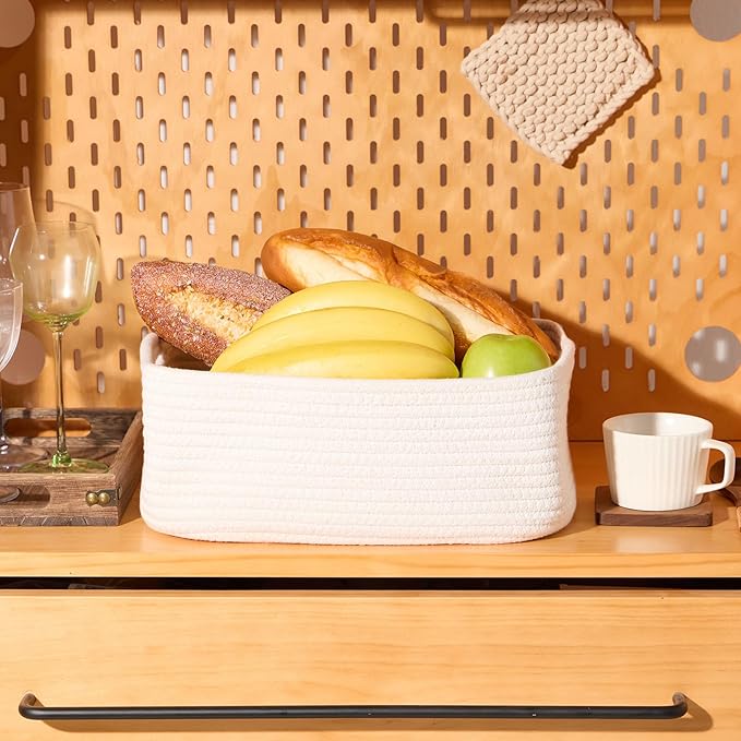 MiniArk Small Storage Baskets for Organizing | Closet Organizer Bins | Shelf - Image 5