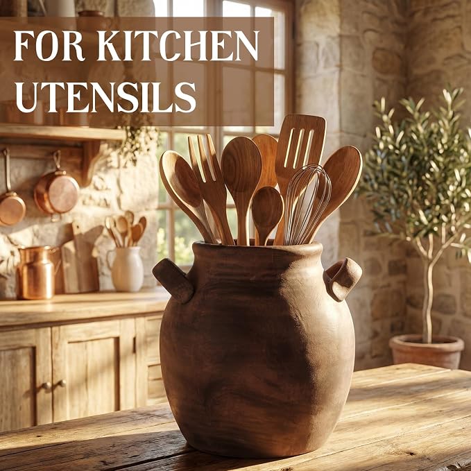 Havawish Rustic Kitchen Utensil Holder - Image 4