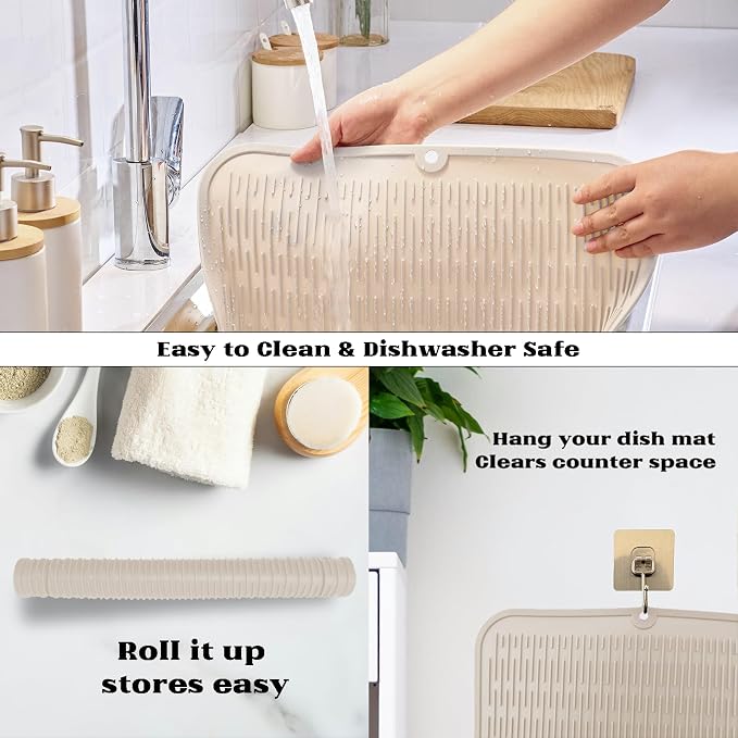 ZLR Large Silicone Dish Drying Mat - Image 4