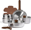 CAROTE 13pcs Tri-Ply Stainless Steel Cookware Set by CAROTE