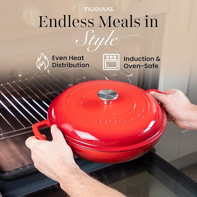Shallow Cast Iron Casserole - Image 4
