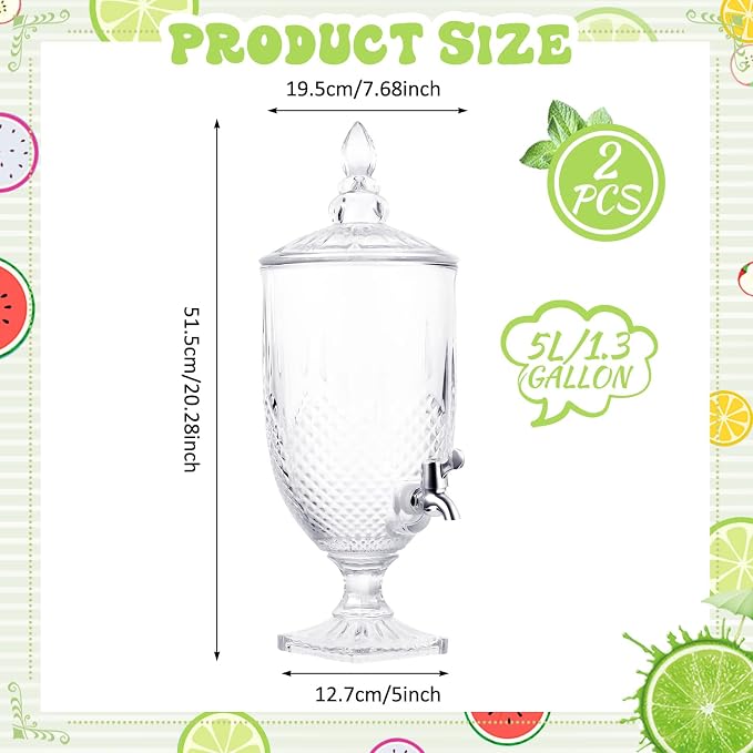 Bokon 2 Pieces Drink Dispensers - Image 2