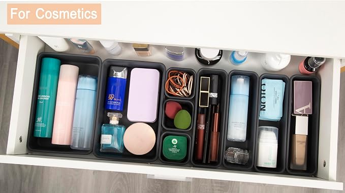 Kutesna 15 PCS Interlocking Desk Drawer Organizer Separator - Image 3