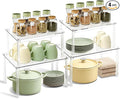 Clear Kitchen Cabinet Organizer, Acrylic Shelves by BOMOKSHomeAccessories