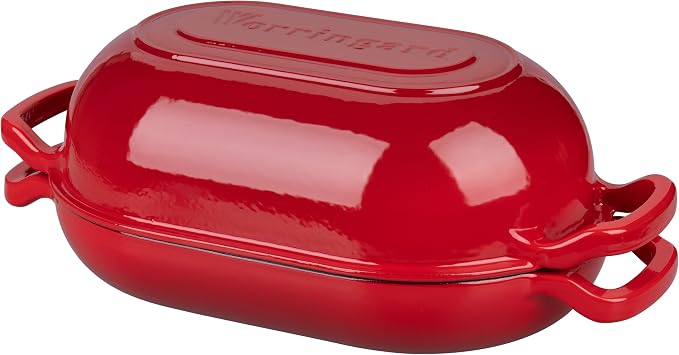 VORRINGARD Enameled Cast Iron Sourdough Bread Oven, Dutch Oven, Loaf Cast Iron - Image 8