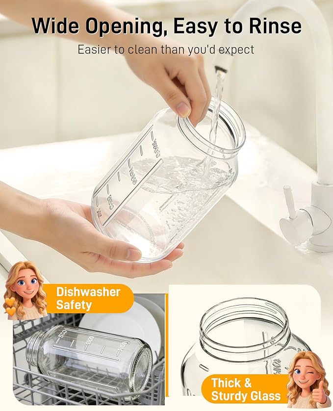 OneDream 2 Pack Glass Pitcher - Image 5