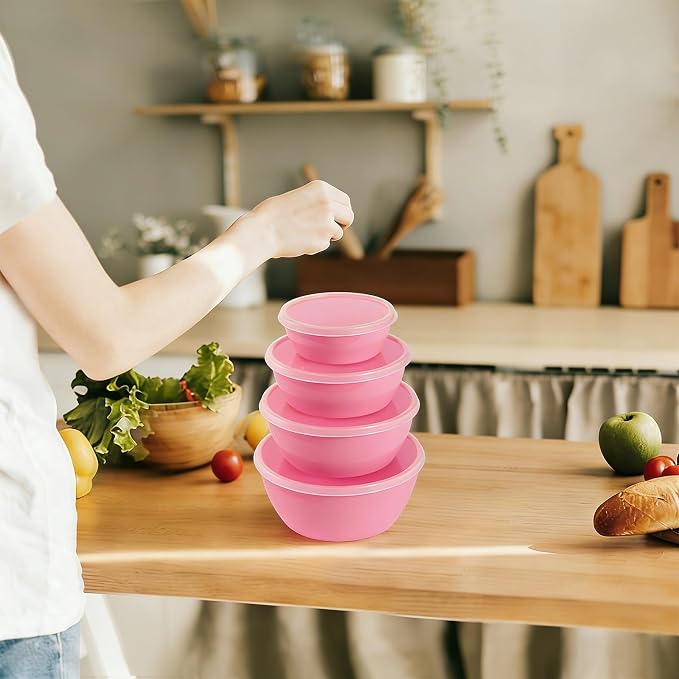 4-Piece Classic Plastic Prep Bowls - Image 9