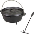 Stansport Pre-Seasoned Cast Iron Dutch Oven by Stansport