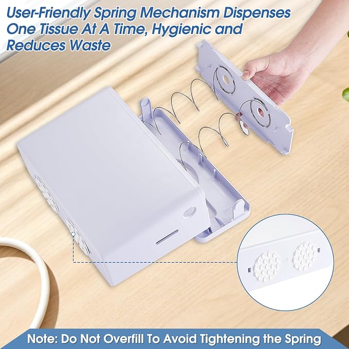 Paper Towel Dispenser Countertop, Large Capacity 200 Sheets, Non-Slip Base - Image 4