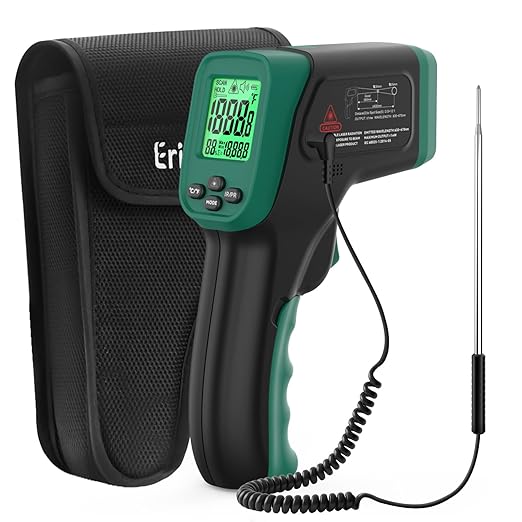 ERICKHILL Infrared Thermometer Gun, Dual Mode IR Laser Thermometer by ERICKHILL