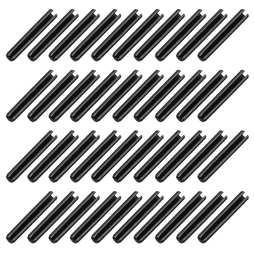 MECCANIXITY 120Pcs Slotted Split Roll Pins 1/10 Inch Dia. 4/5 Inch Length 65Mn by MECCANIXITY