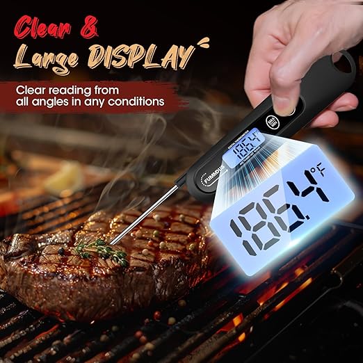 Meat Thermometer Digital, 3S Instant Read Food Thermometer - Image 4
