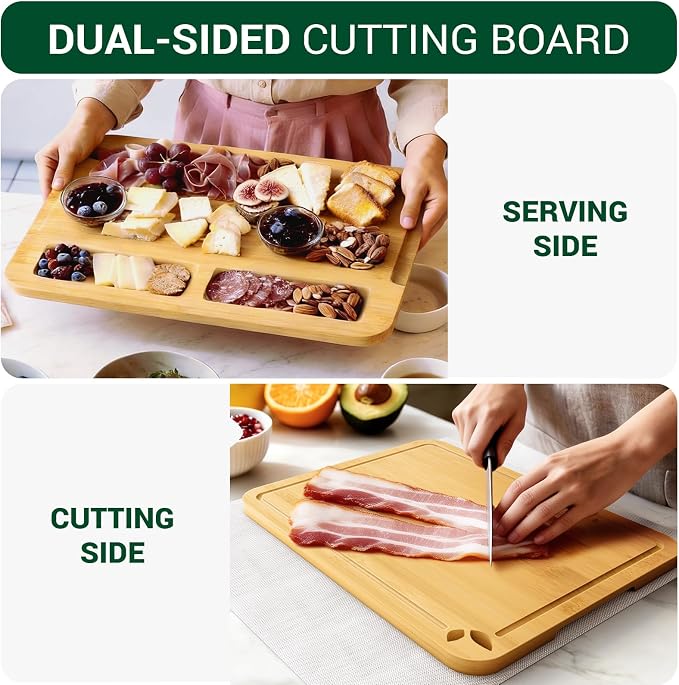 15 x 12 inch Bamboo Cutting Boards - Image 5