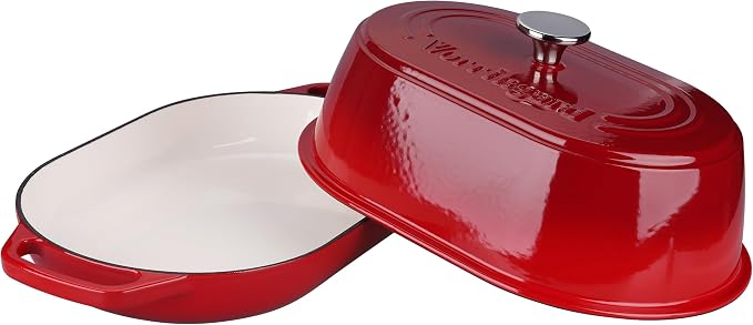 VORRINGARD Enameled Cast Iron Dutch Oven Pot - Image 6